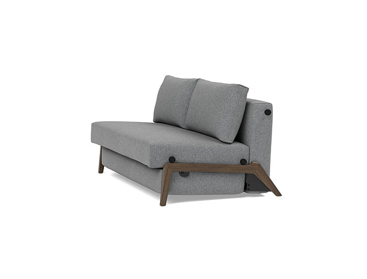 ILB 500 140 Sofa Bed Smoked Oak - angle 4