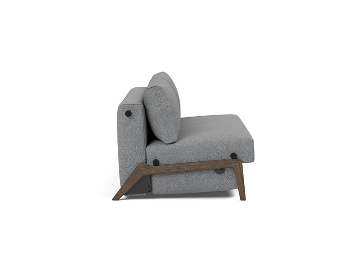 ILB 500 160 Sofa Bed Smoked Oak - angle 2