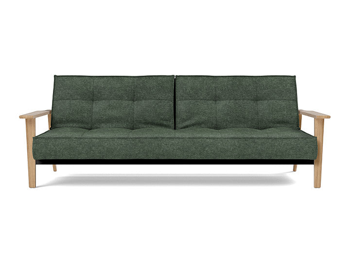 Splitback Frej Sofa Bed Oak - variant image