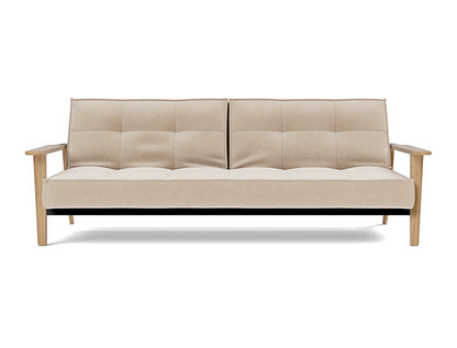 Splitback Frej Sofa Bed Oak - variant image