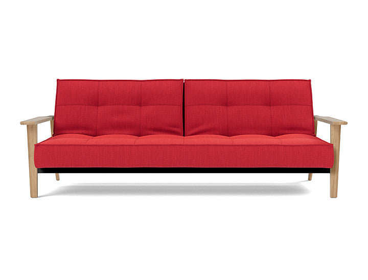 Splitback Frej Sofa Bed Oak - variant image