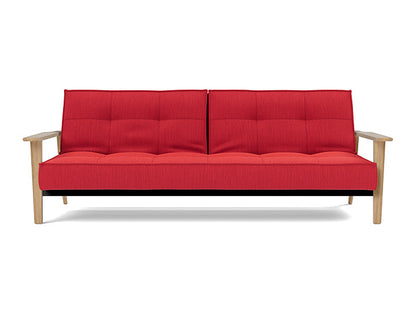 Splitback Frej Sofa Bed Oak - variant image