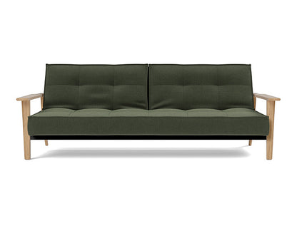 Splitback Frej Sofa Bed Oak - variant image