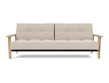 Splitback Frej Sofa Bed Oak - variant image