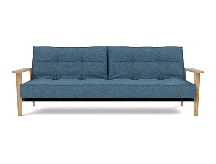Splitback Frej Sofa Bed Oak - variant image