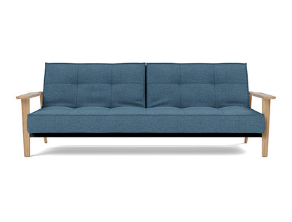 Splitback Frej Sofa Bed Oak - variant image