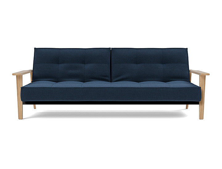 Splitback Frej Sofa Bed Oak - variant image