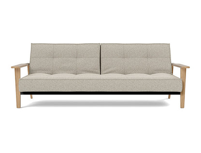 Splitback Frej Sofa Bed Oak - variant image