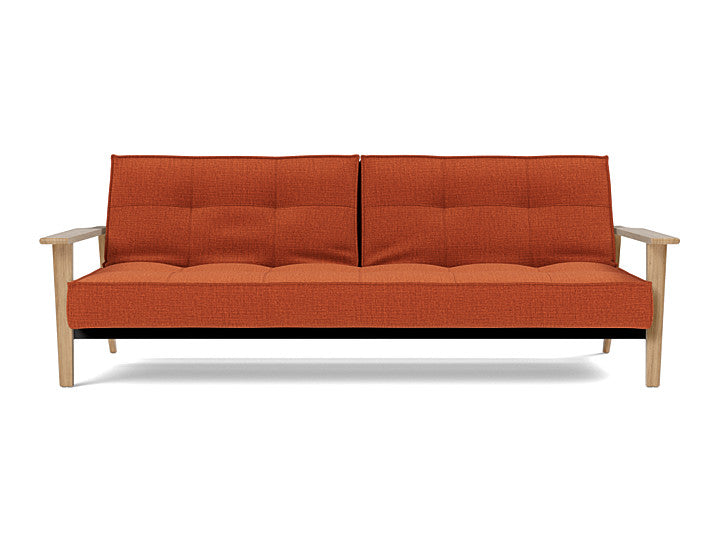 Splitback Frej Sofa Bed Oak - variant image