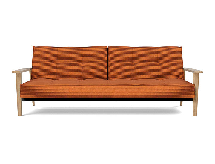 Splitback Frej Sofa Bed Oak - variant image