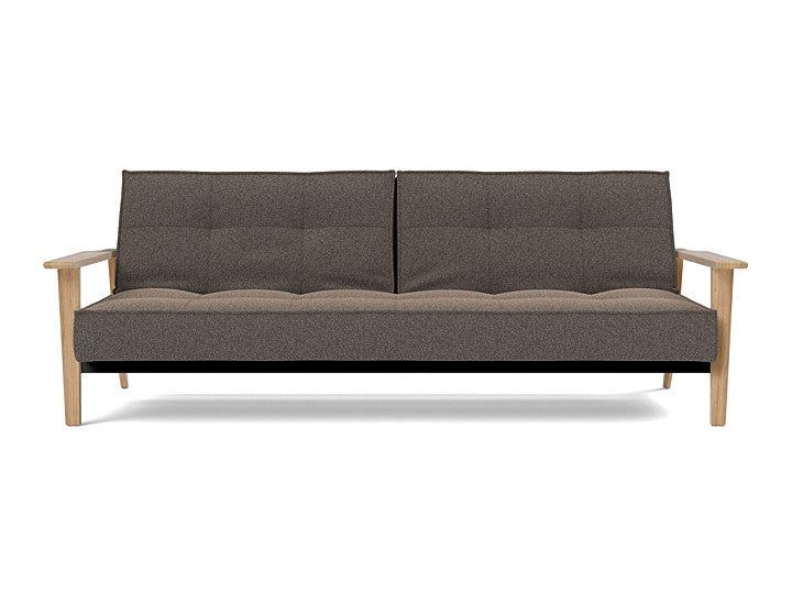Splitback Frej Sofa Bed Oak - variant image