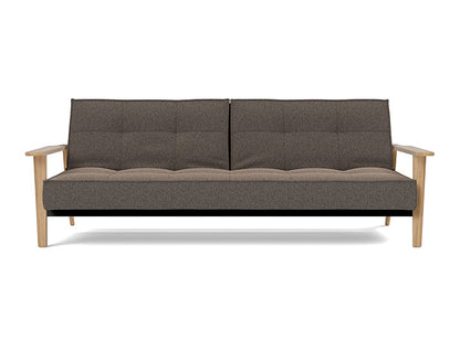 Splitback Frej Sofa Bed Oak - variant image
