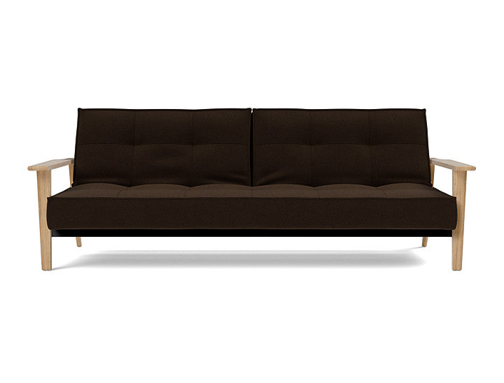 Splitback Frej Sofa Bed Oak - variant image