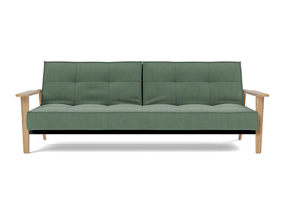 Splitback Frej Sofa Bed Oak - variant image