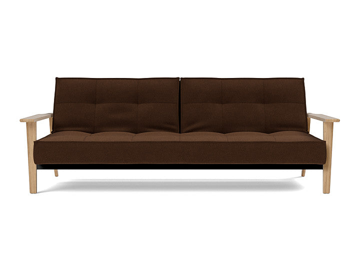 Splitback Frej Sofa Bed Oak - variant image