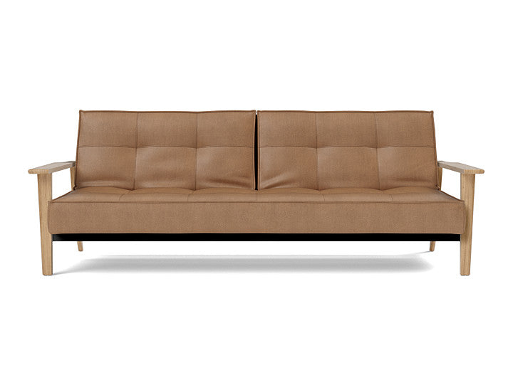Splitback Frej Sofa Bed Oak - variant image
