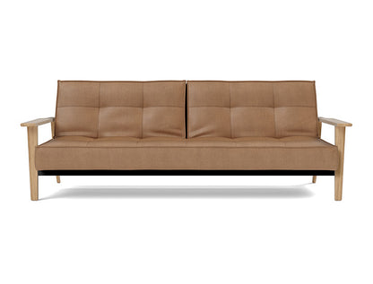 Splitback Frej Sofa Bed Oak - variant image