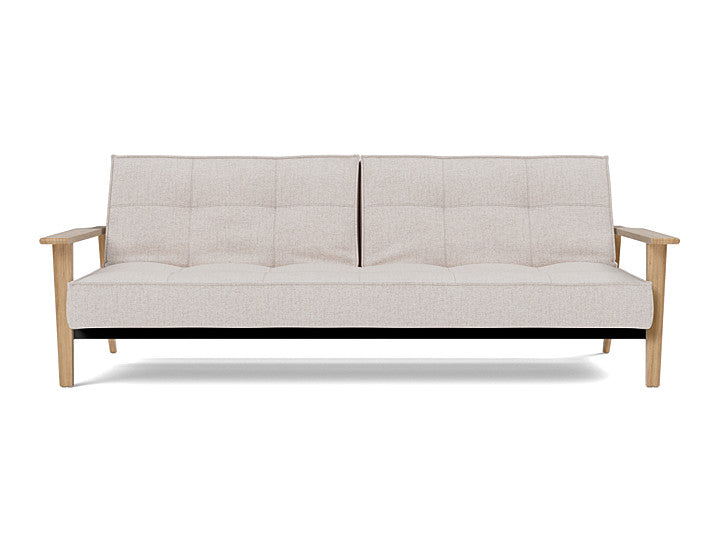 Splitback Frej Sofa Bed Oak - variant image
