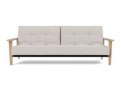 Splitback Frej Sofa Bed Oak - variant image