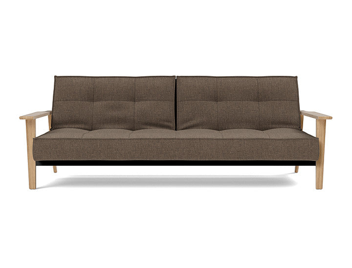 Splitback Frej Sofa Bed Oak - variant image