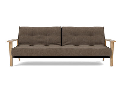 Splitback Frej Sofa Bed Oak - variant image
