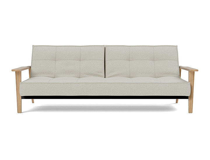 Splitback Frej Sofa Bed Oak - variant image