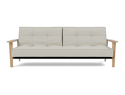 Splitback Frej Sofa Bed Oak - variant image