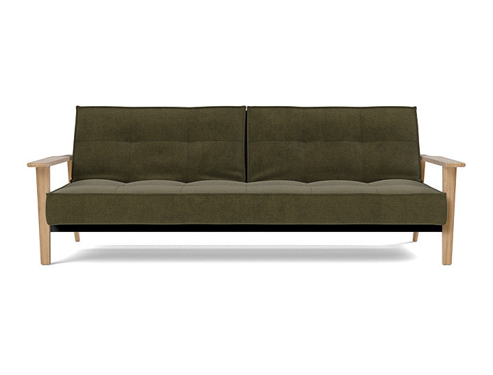 Splitback Frej Sofa Bed Oak - variant image