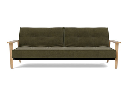 Splitback Frej Sofa Bed Oak - variant image