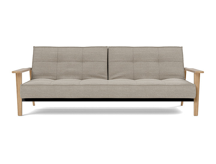 Splitback Frej Sofa Bed Oak - variant image