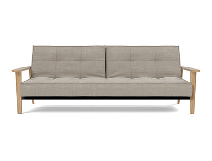 Splitback Frej Sofa Bed Oak - variant image