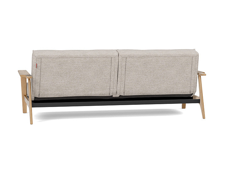 Splitback Frej Sofa Bed Oak - angle 3
