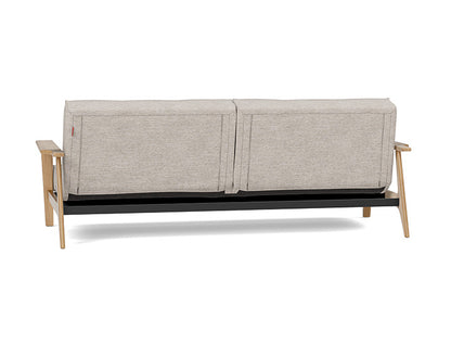 Splitback Frej Sofa Bed Oak - angle 3