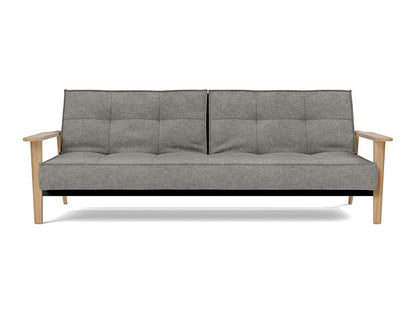 Splitback Frej Sofa Bed Oak - variant image