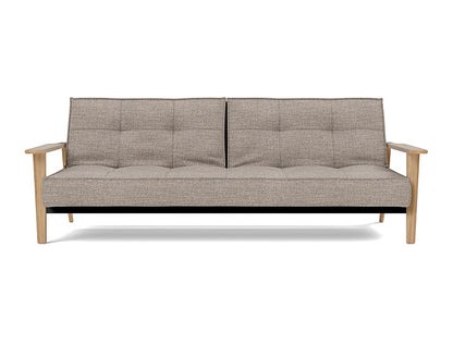 Splitback Frej Sofa Bed Oak - variant image