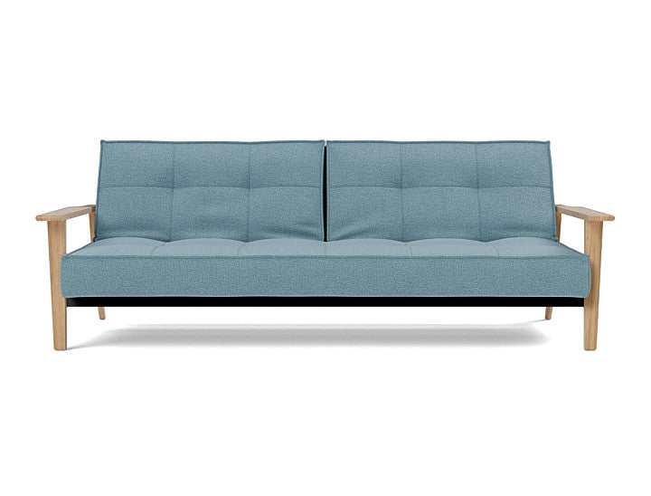 Splitback Frej Sofa Bed Oak - variant image