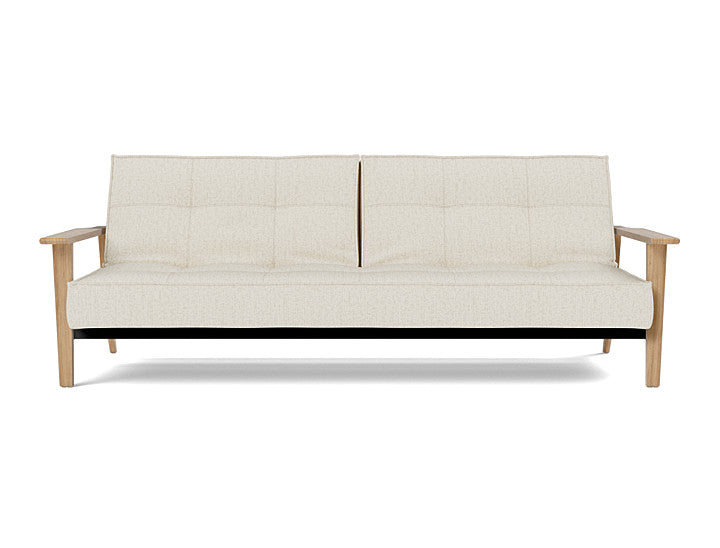 Splitback Frej Sofa Bed Oak - variant image