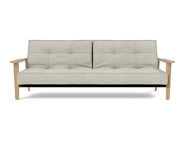 Splitback Frej Sofa Bed Oak - variant image