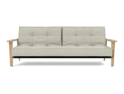 Splitback Frej Sofa Bed Oak - variant image