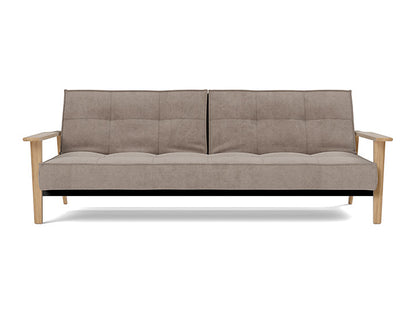Splitback Frej Sofa Bed Oak - variant image