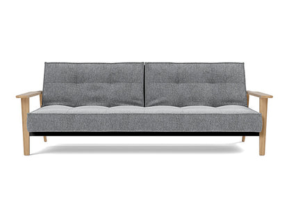 Splitback Frej Sofa Bed Oak - variant image