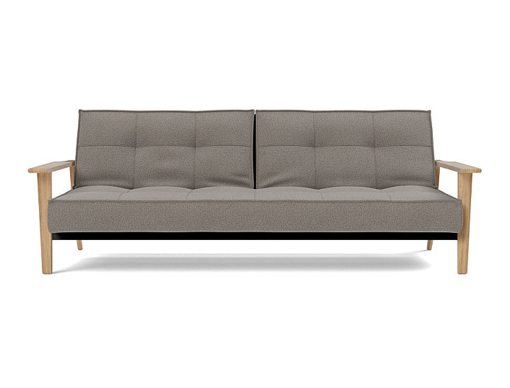Splitback Frej Sofa Bed Oak - variant image