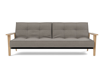 Splitback Frej Sofa Bed Oak - variant image