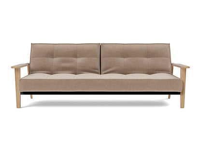 Splitback Frej Sofa Bed Oak - variant image