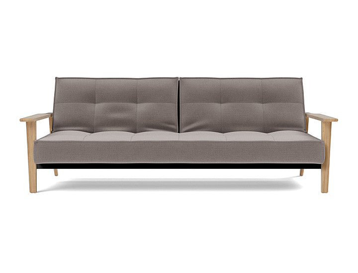 Splitback Frej Sofa Bed Oak - variant image