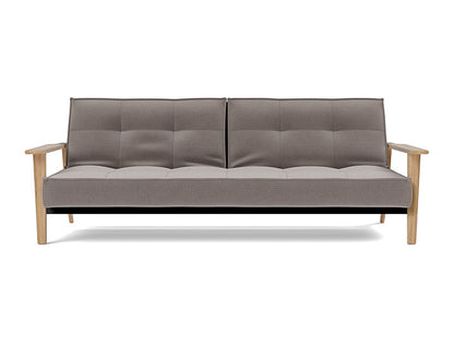 Splitback Frej Sofa Bed Oak - variant image