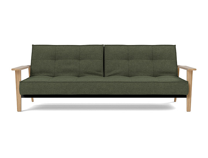 Splitback Frej Sofa Bed Oak - variant image