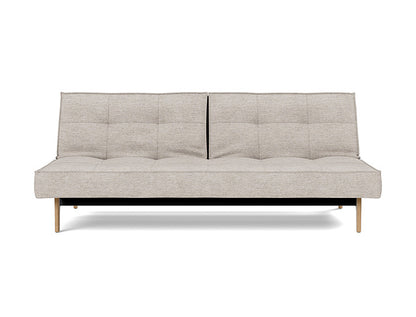 Splitback Eik Sofa Bed Oak - angle 1