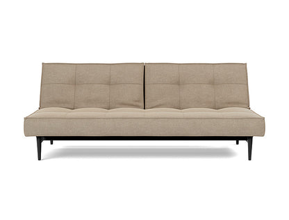 Splitback Styletto Sofa Bed Black Wood - variant image