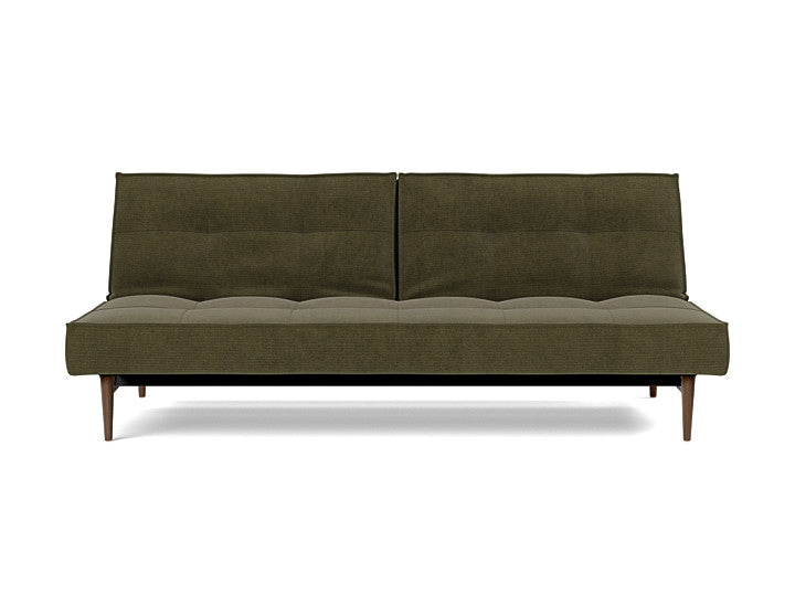 Splitback Styletto Sofa Bed Dark Wood - variant image
